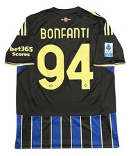 MAGLIA CALCIO PISA BONFANTI MATCH WORN PREPARATA ADIDAS 2025/26 JERSEY TRIKOT