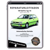 VW Golf 3 Typ 1H 1995-1997 4 Gang Automatikgetriebe 01M Reparaturleitfaden Ebook
