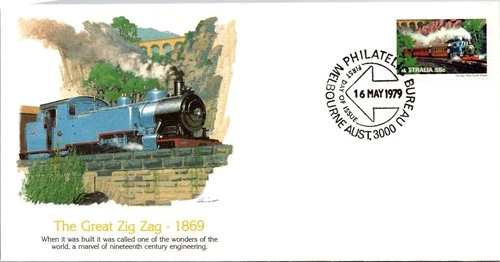 Australia FDC 1979 The Great Zigzag 1869 / Fleetwood - Melbourne - J26302