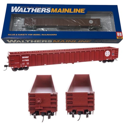 #ad Walthers 6463 HO 68#x27; Railgon Gondola Burlington Northern Santa Fe BNSF 517965 $31.33