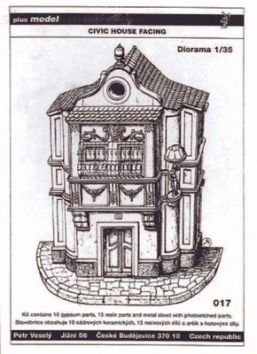 Plus Model 17 - 1:35 Keramikteile Altes Stadthaus Keine Ruine !!!