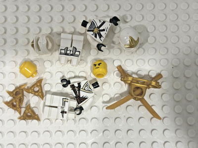 LEGO NINJAGO: Pilot season Minifigs (golden weapon ninjas) and ZX