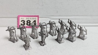 25mm Minifiguren. Uralt. ÄGYPTEN & ASSYRIEN. ÄGYPTISCHE BOGENSCHÜTZEN x12.  