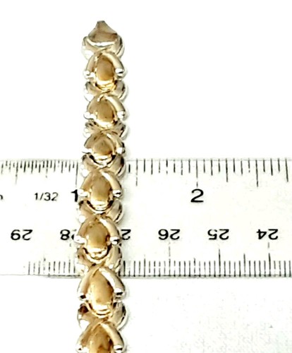 MILOR Italy ๐ฎ๐ช 925 Gold + Silver Hugs and Kisses ๐ 7.5"L Bracelet Ap4 - Picture 4 of 8