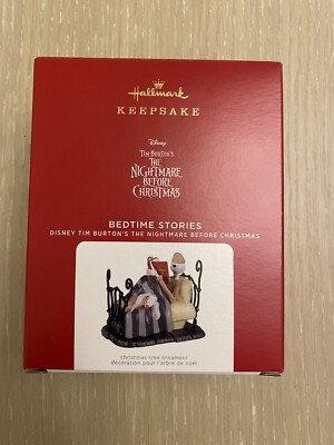 New Hallmark The Nightmare Before Christmas Bedtime Stories  Ornament Keepsake