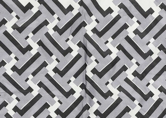 Cuadrado de bolsillo de seda gris Joseph Abboud 14140 Foto 2 de 2