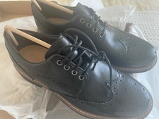 Clarks Black Batcombe Wings Shoes