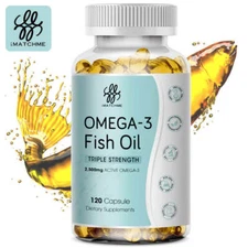Sustainable Fish Oil Supplements -High DHA EPA for Heart,Brain,and Joint Support
