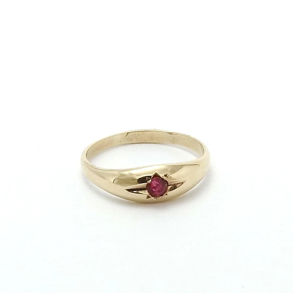 Birthstone on sale pinky ring