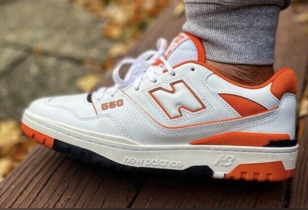 New Balance 550 Syracuse White Varsity Orange Men's Size 13 New Balance 550 Syracuse White Varsity Orange Men's Size 13