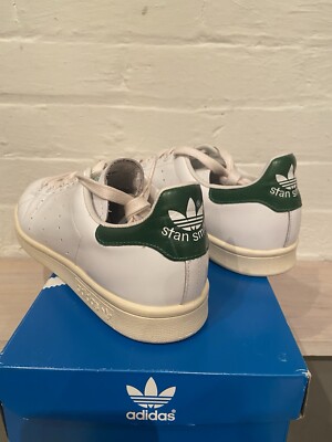 Adidas Stan Smith White Green Shoes B24364 Size 8.5 | eBay
