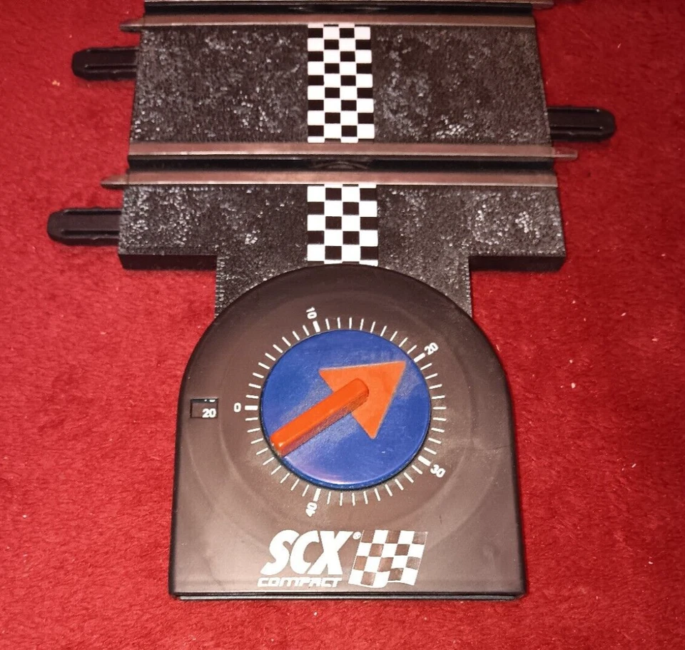 SCX COMPACTO 1:43 VUELTA CONTADOR SLOT CAR TRACK Funciona por favor leer Foto 2 de 4