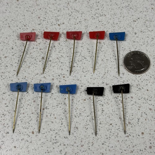 Lot of 10 Helwa Wafers Dutch VTG Stick Pin Badge Pins #49392 - Picture 6 of 6