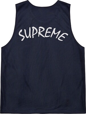 Supreme Mustang Reversible Basketball Jersey Navy Blue SS23 Men's Supreme Mustang Reversible Basketball Jersey Navy Blue SS23 Men's