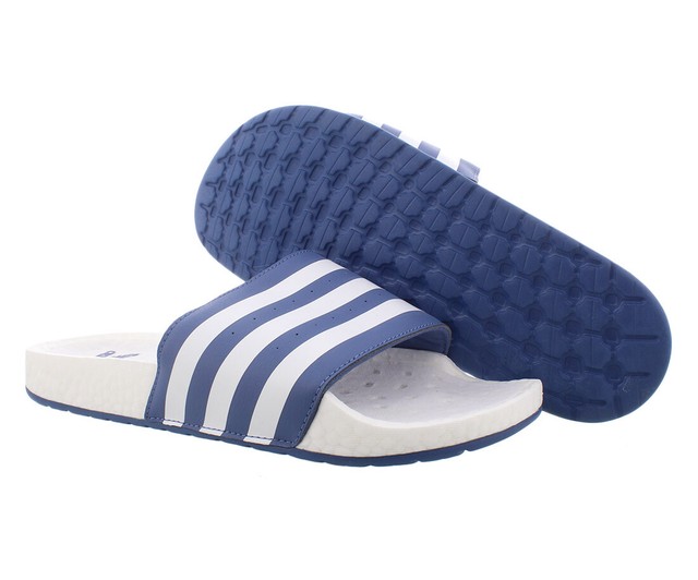 adidas adilette boost slides white