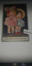 Vintage Postcard "Mabel Lucie Attwell Style" Card Kute Kiddies Series