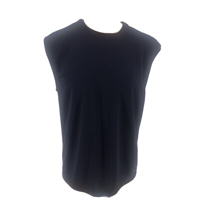 Men's Athletech Muscle T Shirt Navy/Red 