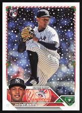 2023 Topps Holiday Jhony Brito #H138 Rookie RC New York Yankees