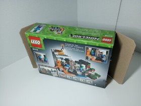 LEGO Minecraft The Cave #21113 100% Complete w/Box PLUS 8.5" STEVE Action Figure