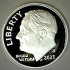 2023 S Roosevelt Silver Proof Dime 10c US Coin Ten Cents 99.9% Silver