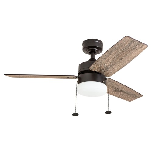 Prominence Home Reston, 42 Inch Modern Farmhouse LED Ceiling Fan with Light, ... - Picture 11 of 12