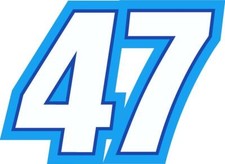 NEW FOR 2020 47 Ricky Stenhouse Jr Racing Sticker Decal - SM thru XL - Various
