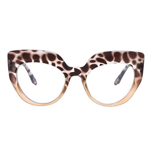 Anteojos de gato anti-luz azul para mujer de gran tamaño lentes transparentes marcos - Imagen 28 de 32