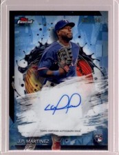 J.P. JP MARTINEZ 2024 Topps Finest Sky Blue Refractor RC Autograph Auto #009/150