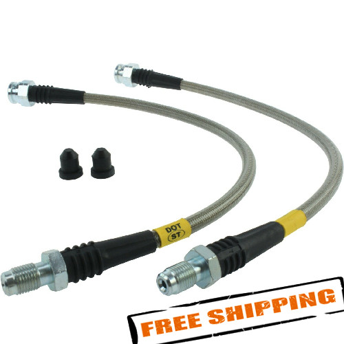 StopTech 950.03501 Stainless Steel Rear Brake Line Kit for 2000-2004 Ferrari 360