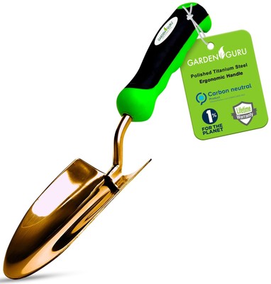 Garden Guru Super Strong Titanium Garden Trowel Hand Shovel - Rust Resistant ...