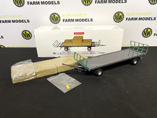 WIKING 1:32 SCALE OEHLER ZDK 120B TWO AXLE BALE TRAILER WITH 6 SQUARE BALES