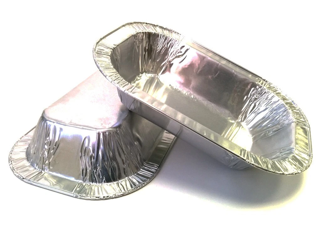 Aluminium 1/2LB Foil Pie Ashet Dish (17.6 x 12.6 x 4cm) x 100