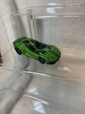 2013 Hot Wheels Lamborghini Aventador J Green HW Exotics Loose. A2