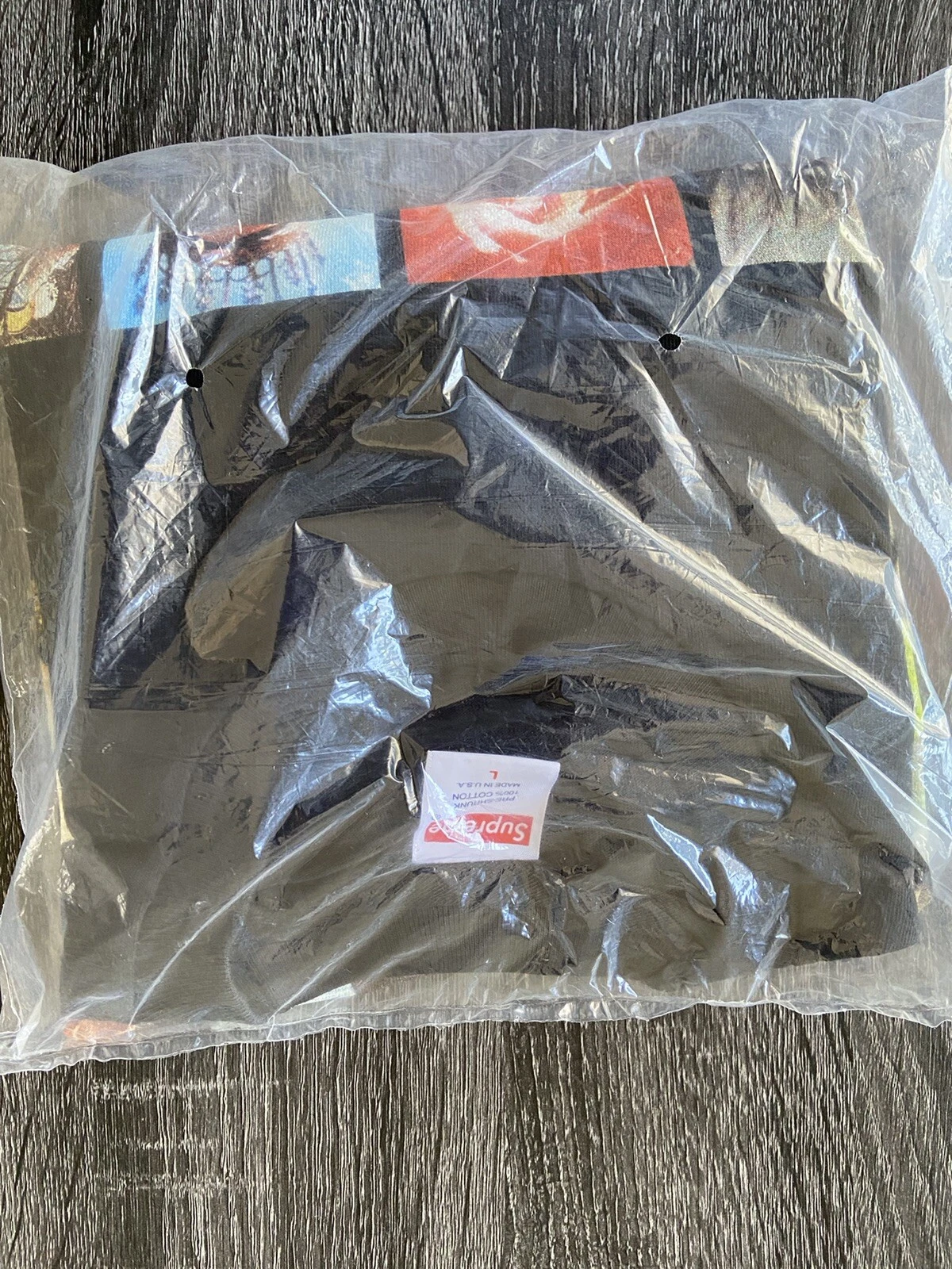 Nouveau haut t shirt Supreme Original Sin noir printemps été 2019 SS19 taille L