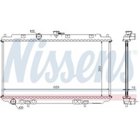 KüHler WasserküHler MotorküHler Passend FüR Nissan Primera Kombi WP12 2.0 P12