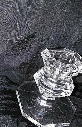 Baccarat Crystal Regence Candlestick - Picture 2 of 3