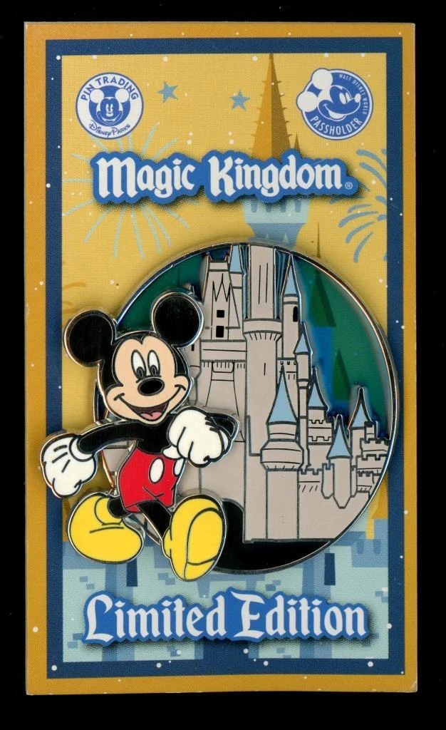 WDW Mickey Magic Kingdom Annual Passholder Quarterly Disney Pin 147813