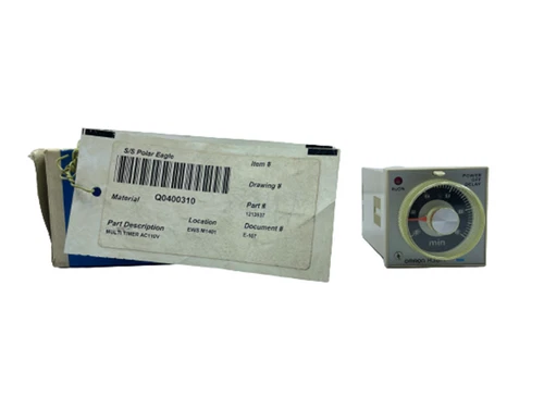 Omron H3BH-8  Multi Timer Relay  100/110/120 VAC 50/60Hz 0.5 to 10min