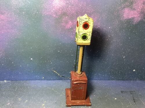 O Gauge Lionel # 078 Block Signal Orange Base Prewar Working. - Picture 2 of 10