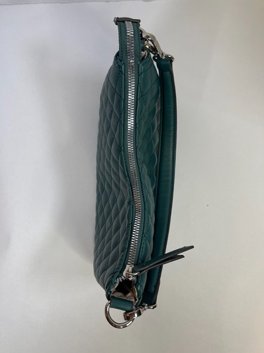 Nine borsa a mano verde ovest trapuntata borsa a tracolla piccola - Foto 8 di 14