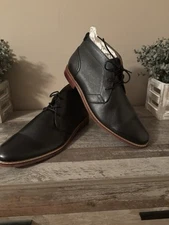 Stitch Fix Fairlane Men's Lowney Leather Chukka Boots , Black Size 13 ! NWT
