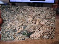 G25 Old MEXICO MEXICAN Postcard Leon Guanajuato Air View of City Cathedral Domes