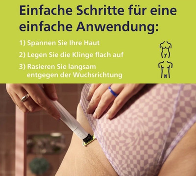 Philips OneBlade Intimate - Elektrischer Intimrasierer und Intimtrimmer 