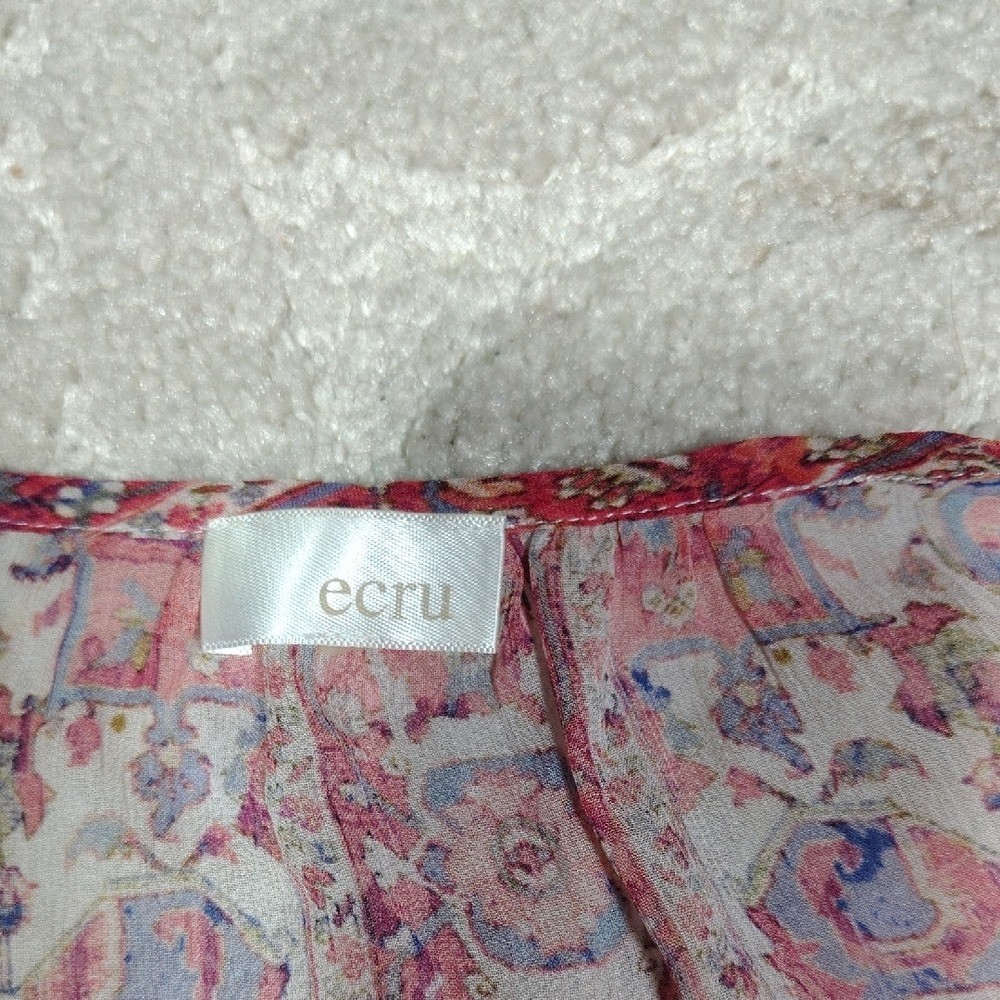 Ecru Multicolor Patterned Top - image 2