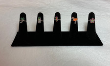 Beach/Summer/Vacation Vibes Cute Fun Kids/Womens Rings 5pc Set Paparazzi New