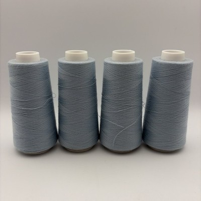 Lot Of 4 Maxi-Lock Serger Thread Polyester AA Blue Mist 223113 K-65 T-27 USA