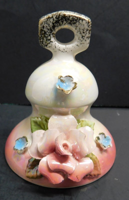 Beautiful Bell with Flowers And A Pink Rose