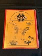 Cafe 50's Sherman Oaks California Vintage Menu