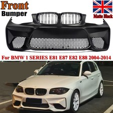 FOR BMW E81 E82 E87 E88 M2 STYLE LOOK STYLE FRONT BUMPER KIT W/ KIDNEY GRILLES