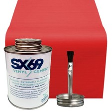 Inflatable Bounce House Repair Red Patch Kit 16oz Vinyl Cement Glue Adhesive